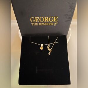 GEORGE THE JEWELER Classic Pendant with Gold Chain